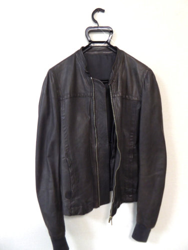 ラム革ジャケット 染め直し