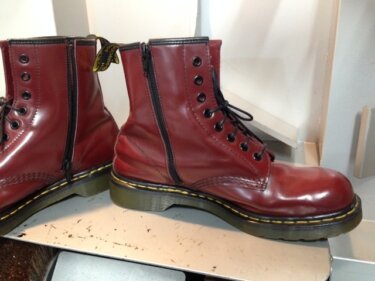ブーツ　シューズ 靴 新規ファスナー取付　